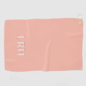 Maßgeschneidertes, modernes, einfaches Monogramm P Golfhandtuch (Horizontal)