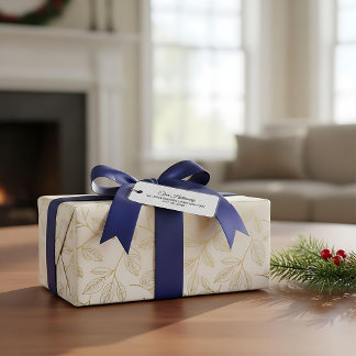 Maßgeschneidertes modernes, elegantes Adressetiket