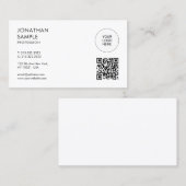 Maßgeschneidertes modernes elegantes Berufliches M Visitenkarte (Vorne/Hinten)