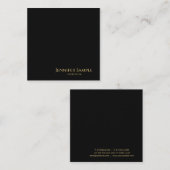 Maßgeschneidertes modernes elegantes Luxus-Templat Quadratische Visitenkarte (Vorne/Hinten)