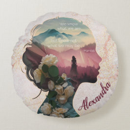 Maßgeschneidertes, modernes Eleganz, inspirierende Rundes Kissen