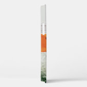 Maßgeschneidertes modernes Foto Collage Blue Monog Case-Mate iPhone Hülle (Rückseite / Rechts)