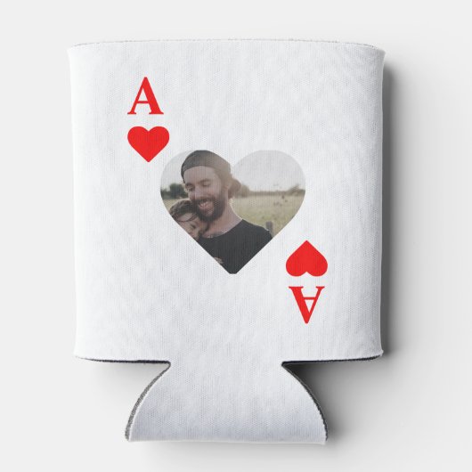 Maßgeschneidertes, modernes Foto für Poker Dosenkühler (Rückseite)