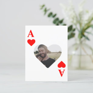 Maßgeschneidertes, modernes Foto für Poker Postkarte