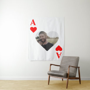 Maßgeschneidertes, modernes Foto für Poker Wandteppich