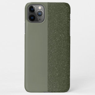 Maßgeschneidertes, modernes Green Texture Split iP iPhone 11Pro Max Hülle