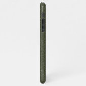Maßgeschneidertes, modernes Green Texture Split iP iPhone Hülle (Linke Seite)