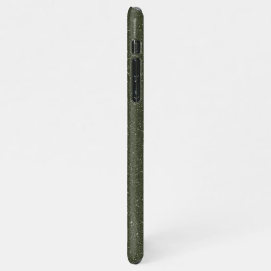 Maßgeschneidertes, modernes Green Texture Split iP iPhone Hülle (Linke Seite)