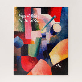 Maßgeschneidertes modernes künstlerisches Abstrakt Puzzle