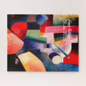 Maßgeschneidertes modernes künstlerisches Abstrakt Puzzle (Horizontal)