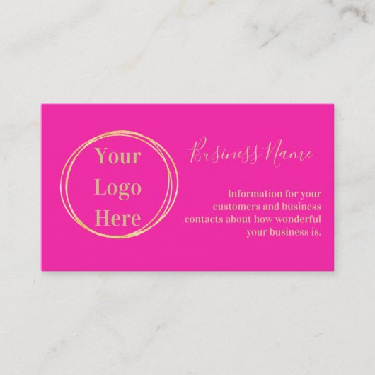 Maßgeschneidertes, modernes, minimalistisches Hot  Visitenkarte (Vorderseite)