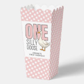 Maßgeschneidertes, modernes Rosa Albernes Gänsestü Geschenkschachtel (Rückseite)