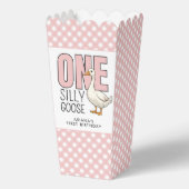 Maßgeschneidertes, modernes Rosa Albernes Gänsestü Geschenkschachtel (Vorderseite)