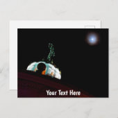 Maßgeschneidertes Mond & Cross, Quito, Ecuador Postkarte (Vorne/Hinten)