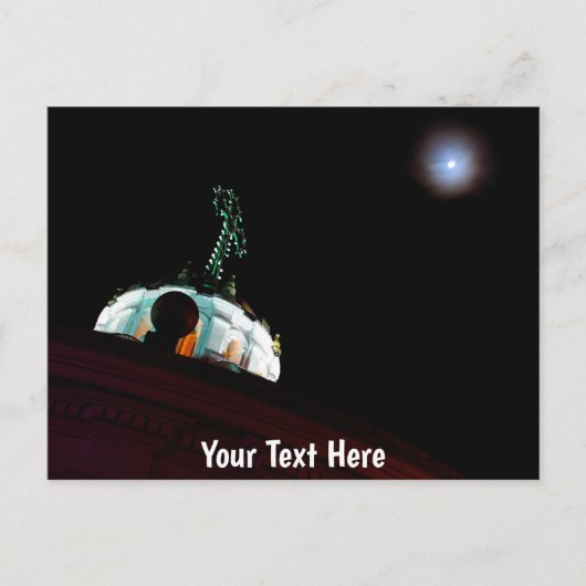 Maßgeschneidertes Mond & Cross, Quito, Ecuador Postkarte (Vorderseite)