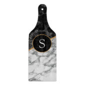 Maßgeschneidertes Monogram-Schneidboard Schneidebrett (Vorderseite)