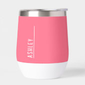 Maßgeschneidertes Monogramm, dramatisch rosa (Links)