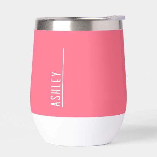 Maßgeschneidertes Monogramm, dramatisch rosa (Links)