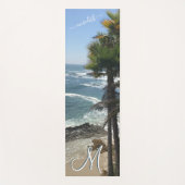 Maßgeschneidertes Monogramm für das tropische Para Yogamatte (Vorderseite)