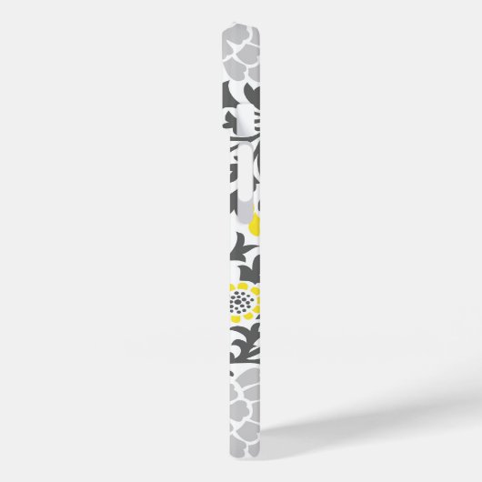 Maßgeschneidertes Monogramm für den grauen und gel Case-Mate iPhone Hülle (Rückseite / Links)