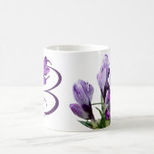 Maßgeschneidertes Monogramm für den Namen der viol Kaffeetasse (Mittel)