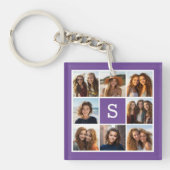 Maßgeschneidertes Monogramm für die Eggplant- und Schlüsselanhänger (Vorderseite)