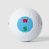 Maßgeschneidertes Monogramm für Ihren Namen Golfba