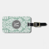 Maßgeschneidertes Monogramm für Mini- und Grau-Dam Gepäckanhänger (Vorderseite horizontal)