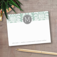 Maßgeschneidertes Monogramm für Mini- und Grau-Dam