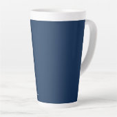 Maßgeschneidertes Monogramm, marineblau, modern Milchtasse (Rechte Ecke)