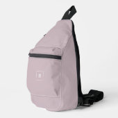 Maßgeschneidertes Monogramm, modern maul Crossbody Bag (Rechte Ecke)