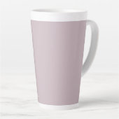 Maßgeschneidertes Monogramm, moderner Lavendel Milchtasse (Rechte Ecke)