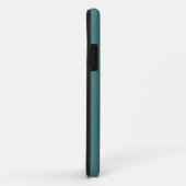 Maßgeschneidertes Monogramm, modernes Aqua-Grün Case-Mate iPhone Hülle (Hinten/Rechts)