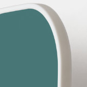 Maßgeschneidertes Monogramm, modernes Aqua Pickleball Schläger (Linke Seite)