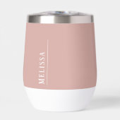 Maßgeschneidertes Monogramm, modernes Rosa (Vorderseite)