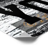 Maßgeschneidertes Motivation Training Gewicht Lift Poster (Ecke)