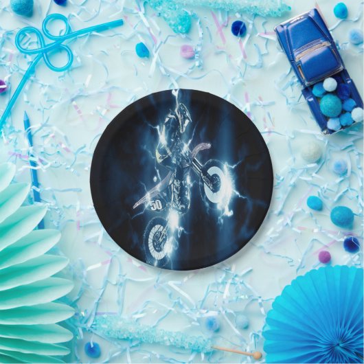 Maßgeschneidertes Motocross Pappteller (Party)