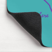 Maßgeschneidertes Mousepad mit zwei Lieben (Ecke)