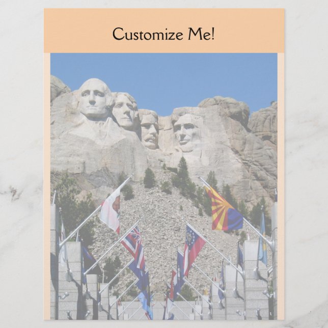 Maßgeschneidertes Mt Rushmore Souvenir (Vorderseite)