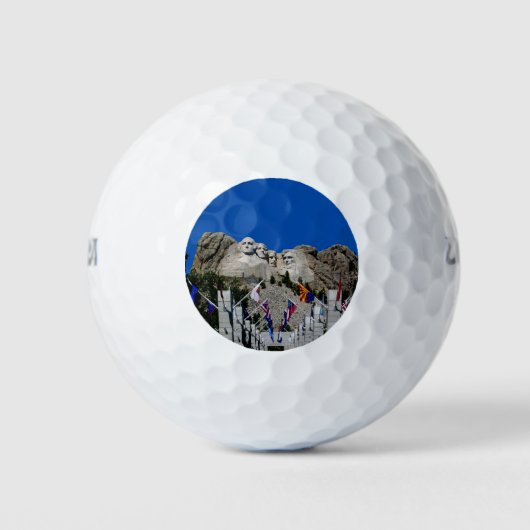 Maßgeschneidertes Mt Rushmore Souvenir Golfball (Vorderseite)