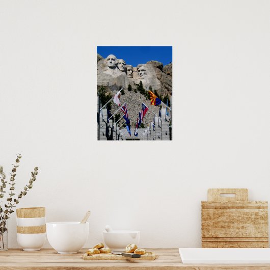 Maßgeschneidertes Mt Rushmore Souvenir Poster (Küche)