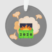 Maßgeschneidertes Mülltonnen 2020 Ornament (Vorderseite)
