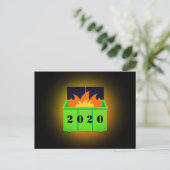 Maßgeschneidertes Mülltonnen 2020 Postkarte (Stehend Vorderseite)