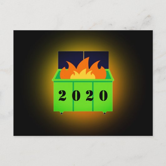 Maßgeschneidertes Mülltonnen 2020 Postkarte (Vorderseite)