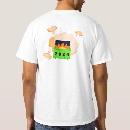 Maßgeschneidertes Mülltonnen 2020 T-Shirt (Rückseite)