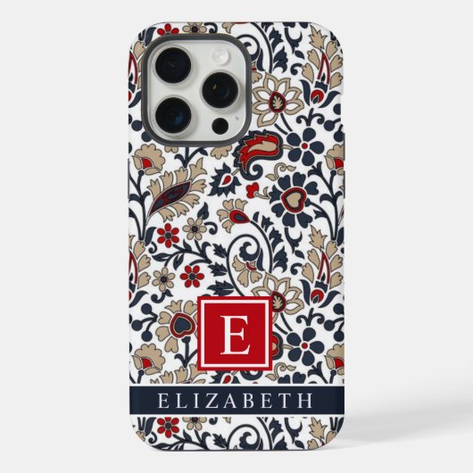 Maßgeschneidertes Muster des Musters White Blue Gr iPhone Hülle (Rückseite)