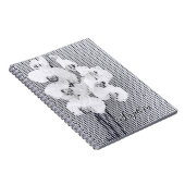 Maßgeschneidertes Muster für grafische Orchid-Polk Notizblock (Rechte Seite)