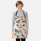 Maßgeschneidertes Muster für Hunde Schürze (Getragen)