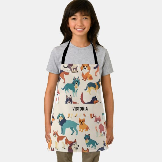 Maßgeschneidertes Muster für Hunde Schürze (Insitu)