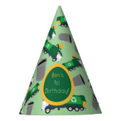 Maßgeschneidertes Muster für Recycelnd Garbage Tru Partyhütchen (Vorderseite)